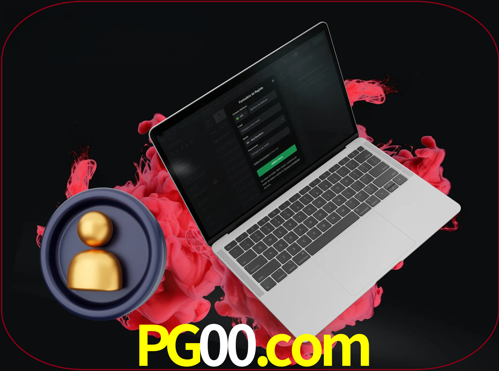 No cabeçalho do site pg00, clique no botão que o levará a um formulário especial onde terá de introduzir as suas informações actuais.