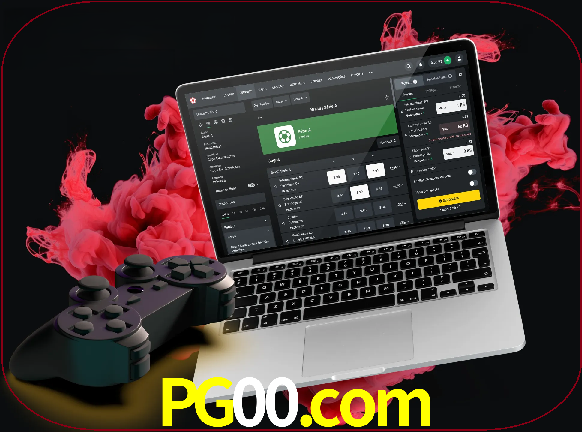 Visite a secção especial de jogos de vídeo em pg00 para descobrir em que jogos pode apostar e ganhar muito dinheiro.