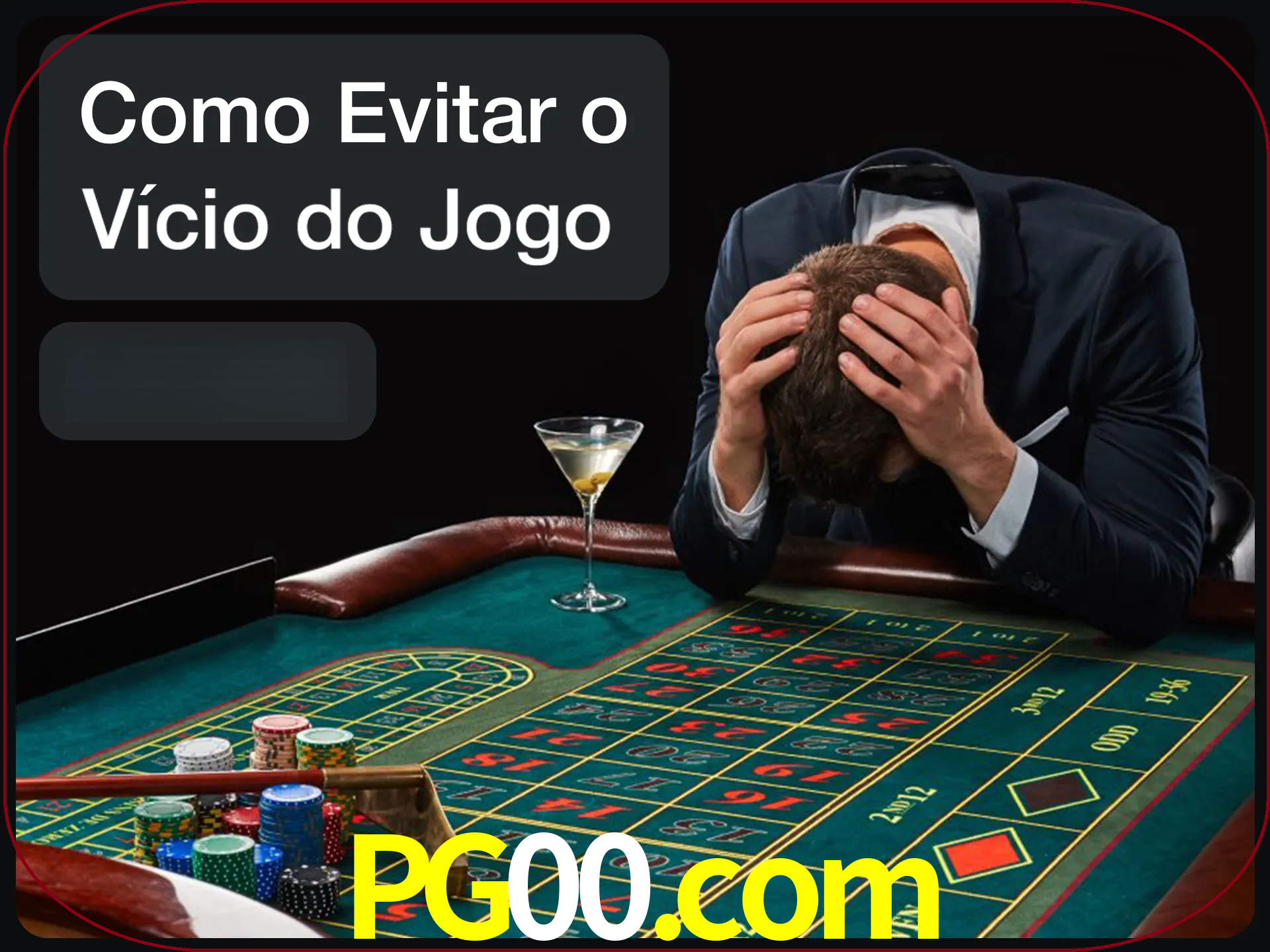 Você é responsável por cada uma de suas apostas.